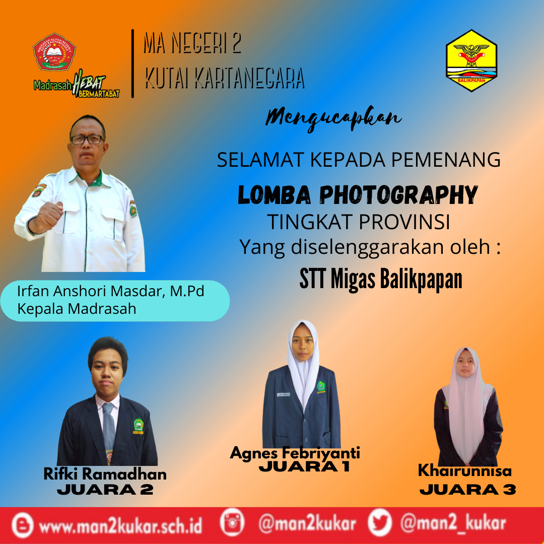 Siswa MAN 2 Kukar Raih Juara dalam Lomba Photography